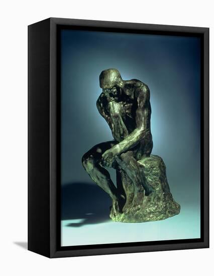 The Thinker, C.1881-Auguste Rodin-Framed Stretched Canvas