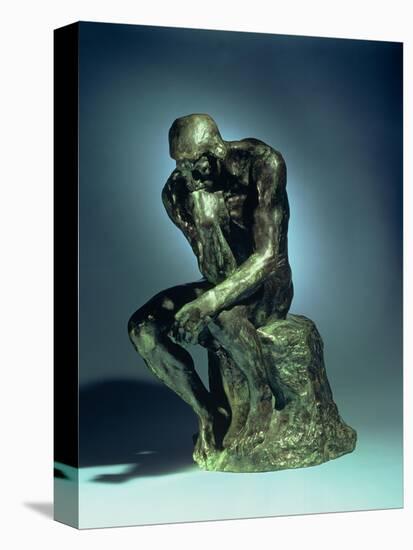 The Thinker, C.1881-Auguste Rodin-Stretched Canvas