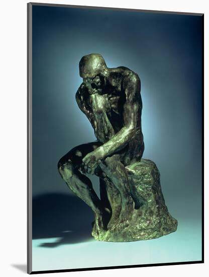 The Thinker, C.1881-Auguste Rodin-Mounted Giclee Print