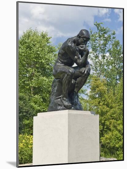 The Thinker, Frederik Meijer Gardens, Grand Rapids, Michigan-Keith & Rebecca Snell-Mounted Photographic Print