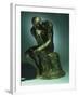 The Thinker, Le Penseur, Bronze with Black Patina, c.1880-1882-Auguste Rodin-Framed Giclee Print