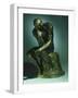 The Thinker, Le Penseur, Bronze with Black Patina, c.1880-1882-Auguste Rodin-Framed Giclee Print