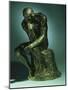 The Thinker, Le Penseur, Bronze with Black Patina, c.1880-1882-Auguste Rodin-Mounted Giclee Print