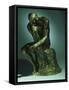 The Thinker, Le Penseur, Bronze with Black Patina, c.1880-1882-Auguste Rodin-Framed Stretched Canvas