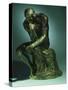 The Thinker, Le Penseur, Bronze with Black Patina, c.1880-1882-Auguste Rodin-Stretched Canvas