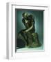 The Thinker, Le Penseur, Bronze with Black Patina, c.1880-1882-Auguste Rodin-Framed Giclee Print