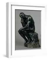 The Thinker (Le Penseur)-Auguste Rodin-Framed Giclee Print