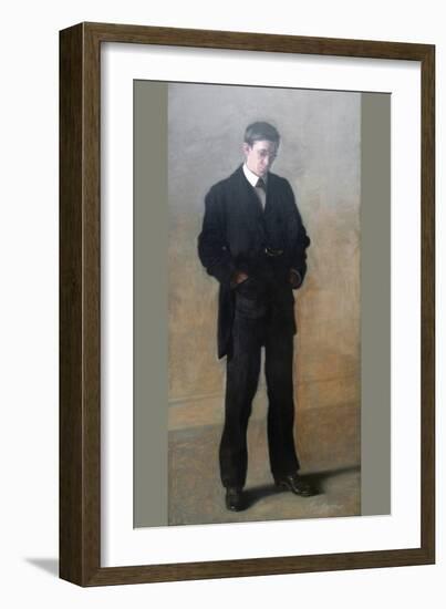 The Thinker - Louis N. Kenton-Thomas Cowperthwait Eakins-Framed Art Print