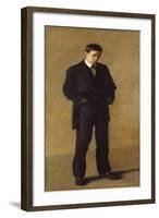 The Thinker: Portrait of Louis N. Kenton, 1900-Thomas Cowperthwait Eakins-Framed Giclee Print