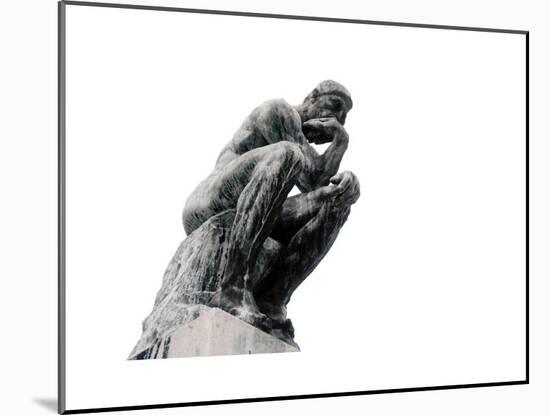 The Thinker-Auguste Rodin-Mounted Art Print