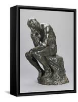 The Thinker-Auguste Rodin-Framed Stretched Canvas