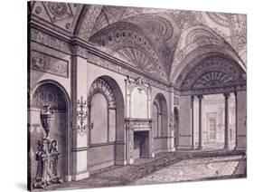 The Third Drawing Room at the Earl of Derby's House in Grosvenor Square-Robert Adam-Stretched Canvas