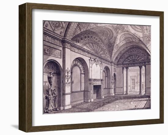 The Third Drawing Room at the Earl of Derby's House in Grosvenor Square-Robert Adam-Framed Giclee Print