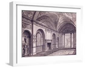 The Third Drawing Room at the Earl of Derby's House in Grosvenor Square-Robert Adam-Framed Giclee Print