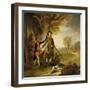 The Third Duke of Richmond (1735-1806) Out Shooting with His Servant, c.1765-Johann Zoffany-Framed Giclee Print
