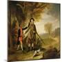 The Third Duke of Richmond (1735-1806) Out Shooting with His Servant, c.1765-Johann Zoffany-Mounted Giclee Print