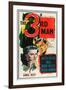 The Third Man, Alida Valli, Joseph Cotten on US poster art, 1949-null-Framed Art Print