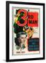 The Third Man, Alida Valli, Joseph Cotten on US poster art, 1949-null-Framed Art Print