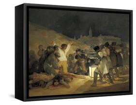 The Third of May 1808-Francisco de Goya-Framed Stretched Canvas