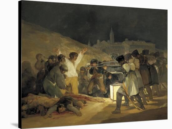 The Third of May 1808-Francisco de Goya-Stretched Canvas