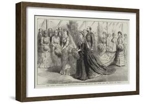 The Third Procession in Whippingham Church, the Queen, the Bride, and the Prince of Wales-null-Framed Giclee Print