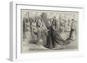 The Third Procession in Whippingham Church, the Queen, the Bride, and the Prince of Wales-null-Framed Giclee Print