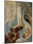 The Third Temptation-William Blake-Mounted Giclee Print