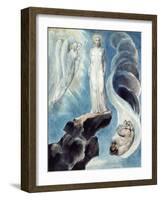 The Third Temptation-William Blake-Framed Giclee Print