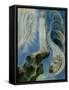 The Third Temptation-William Blake-Framed Stretched Canvas