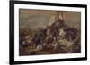 The Thirst of the First Crusaders Suffered in Jerusalem, 1837-Francesco Hayez-Framed Giclee Print