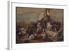 The Thirst of the First Crusaders Suffered in Jerusalem, 1837-Francesco Hayez-Framed Giclee Print