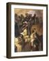 The Thirst Suffered by the First Crusaders in Jerusalem, Detail, 1836-1850-Francesco Hayez-Framed Giclee Print