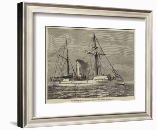 The Thirty-Eight Ton Gun-Boat Delta, for the Chinese Government-null-Framed Giclee Print