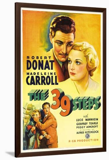 The Thirty-nine Steps, 1935, "The 39 Steps" Directed by Alfred Hitchcock-null-Framed Giclee Print