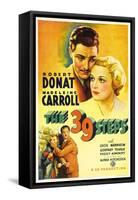 The Thirty-nine Steps, 1935, "The 39 Steps" Directed by Alfred Hitchcock-null-Framed Stretched Canvas