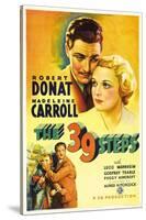 The Thirty-nine Steps, 1935, "The 39 Steps" Directed by Alfred Hitchcock-null-Stretched Canvas