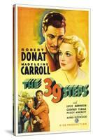 The Thirty-nine Steps, 1935, "The 39 Steps" Directed by Alfred Hitchcock-null-Stretched Canvas