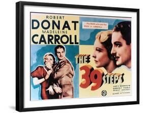 The Thirty-nine Steps, 1935, "The 39 Steps" Directed by Alfred Hitchcock-null-Framed Giclee Print