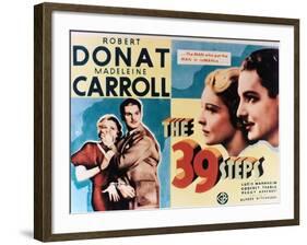 The Thirty-nine Steps, 1935, "The 39 Steps" Directed by Alfred Hitchcock-null-Framed Giclee Print