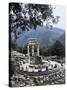 The Tholos, Delphi, Unesco World Heritage Site, Greece-Christina Gascoigne-Stretched Canvas