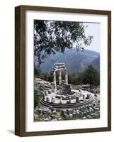 The Tholos, Delphi, Unesco World Heritage Site, Greece-Christina Gascoigne-Framed Photographic Print