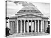 The Thomas Jefferson Memorial, Washington D.C, District of Columbia, Black and White Photography-Philippe Hugonnard-Stretched Canvas