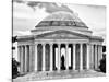 The Thomas Jefferson Memorial, Washington D.C, District of Columbia, Black and White Photography-Philippe Hugonnard-Stretched Canvas