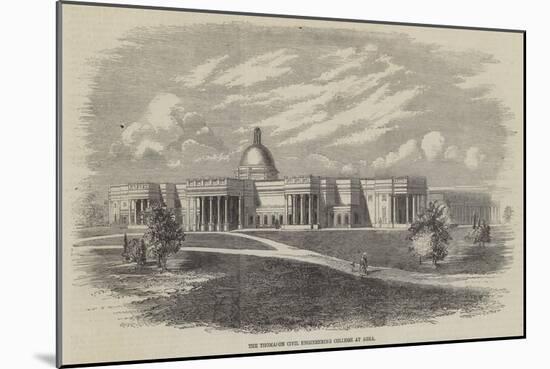 The Thomason Civil Engineering College at Agra-null-Mounted Giclee Print