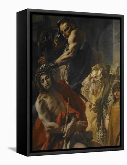 The Thorn Coronation Christi-Giambattista Tiepolo-Framed Stretched Canvas
