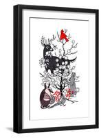 The Thornbush Christmas Tree - Jack & Jill-null-Framed Giclee Print