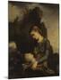 The Thracian Girl Carrying the Head of Orpheus, c.1865-Gustave Moreau-Mounted Giclee Print