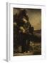 The Thracian Girl Carrying the Head of Orpheus, c.1865-Gustave Moreau-Framed Giclee Print