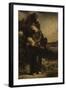 The Thracian Girl Carrying the Head of Orpheus, c.1865-Gustave Moreau-Framed Giclee Print