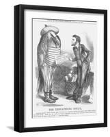 The Threatening Note, 1865-John Tenniel-Framed Giclee Print